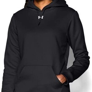 Under Armour Black Kangaroo Pocket Pull On Sweatshirt Hoodie Women's‎  Size S/M